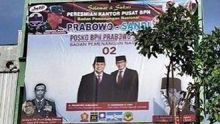 Gatot Nurmantyo protes fotonya dimuat dalam baliho Prabowo-Sandi