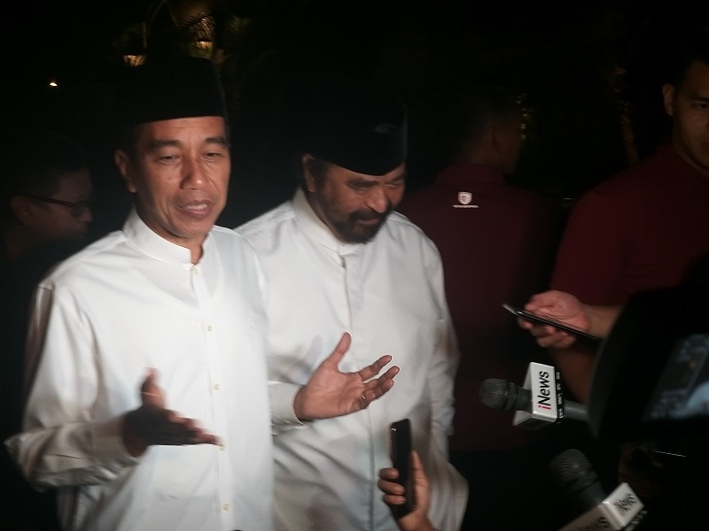 Jokowi bantah latihan debat