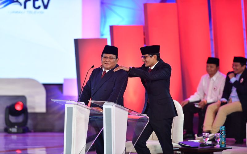 Median: Prabowo-Sandi perkecil gap elektabilitas