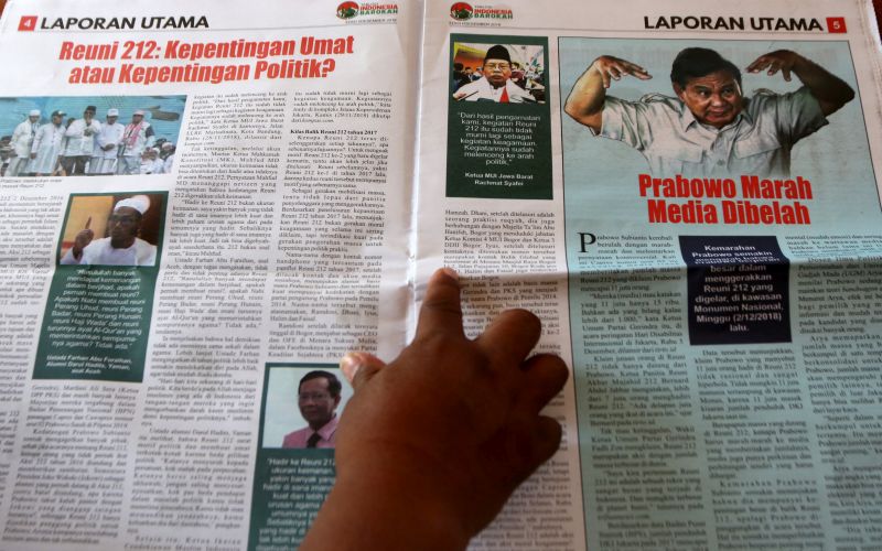 Kubu Prabowo kantongi identitas penyebar Indonesia Barokah  