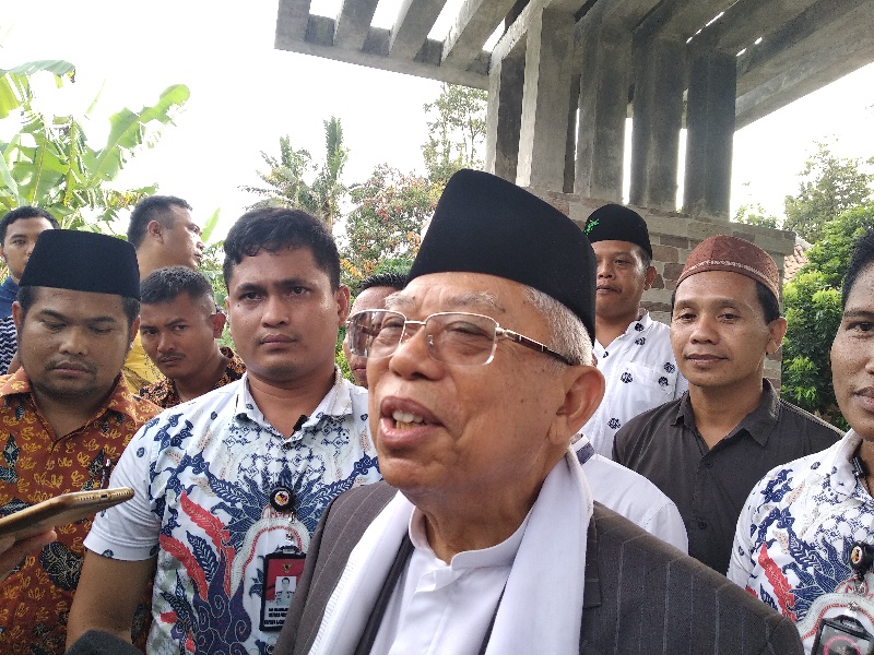 Ma'ruf Amin kunjungi ulama kharismatik Banten