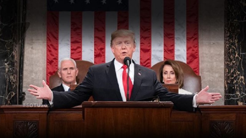 Pidato kenegaraan Trump bahas imigrasi ilegal hingga perang dagang