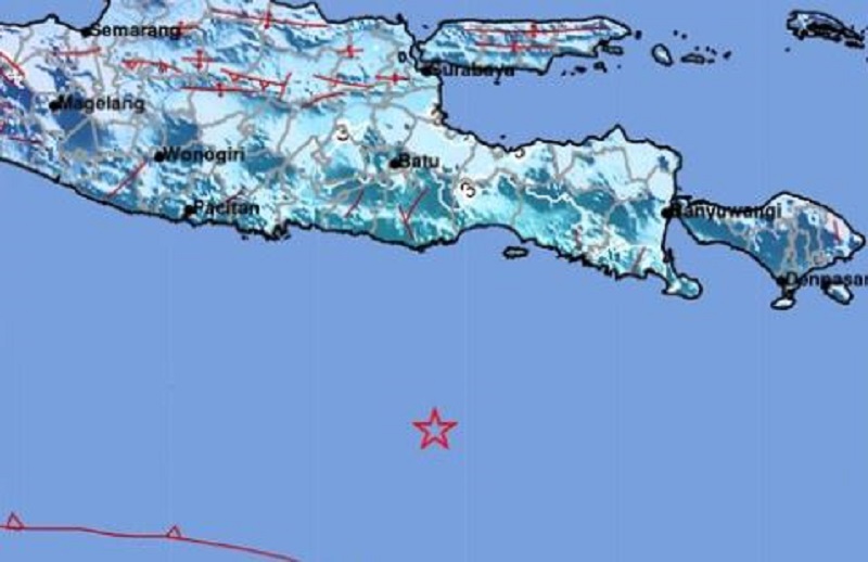 Gempa 5,9 SR guncang Malang Jawa Timur