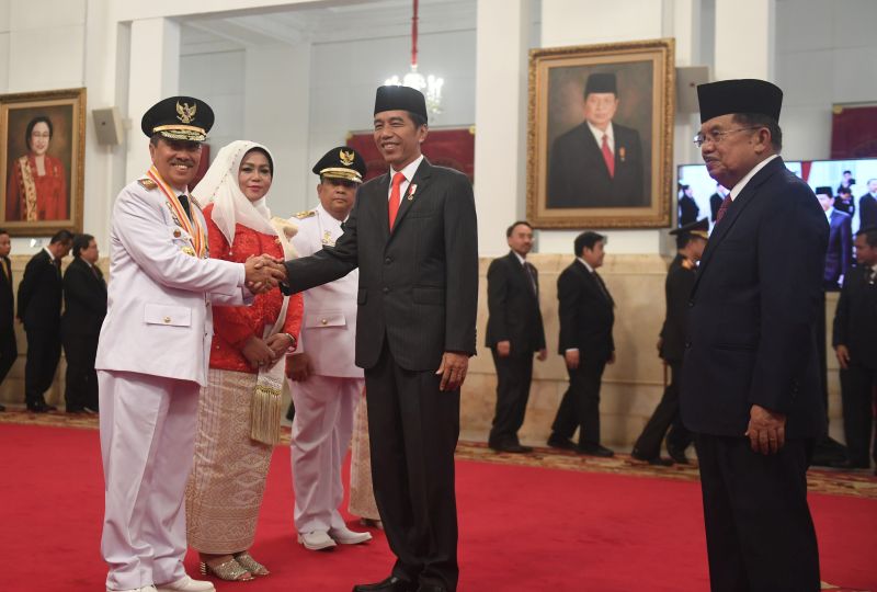 Presiden lantik Syamsuar-Edy jadi Gubernur dan Wagub Riau 