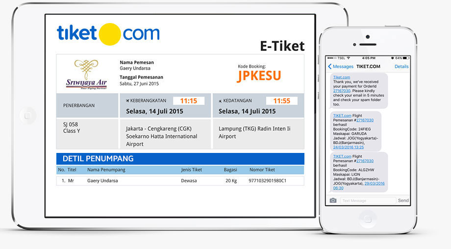Penjualan Tiket.com tidak terpengaruh kenaikan tarif penerbangan