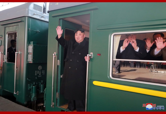 Kim Jong Un berangkat menuju Vietnam