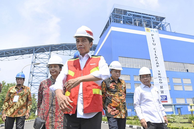 Diresmikan Jokowi, PLTU Cilacap pasok listrik 660 MW ke Jawa Bali