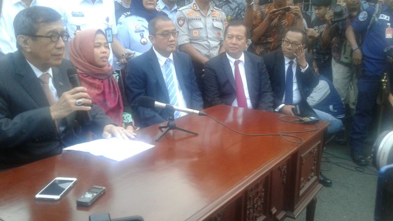 Siti Aisyah tiba di Indonesia
