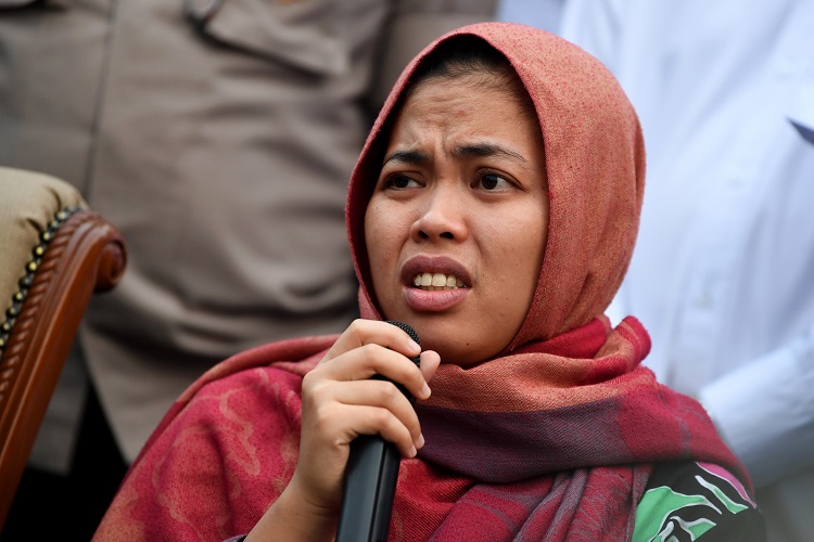 Polisi mengamankan rumah Siti Aisyah di Banten 