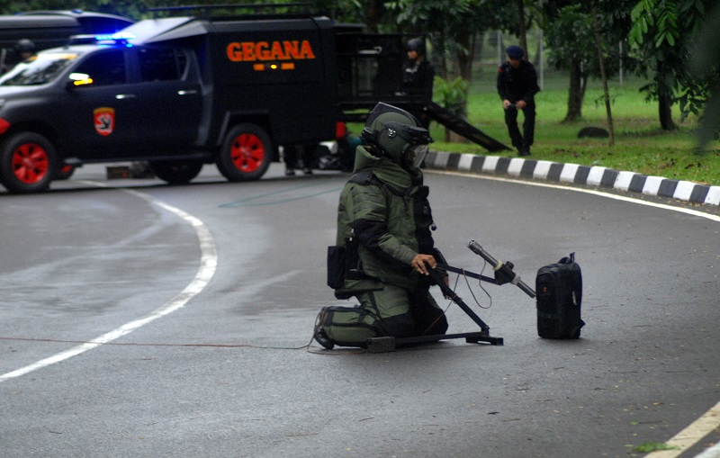 Tas mencurigakan ditemukan di rumah tim sukses Jokowi-Amin