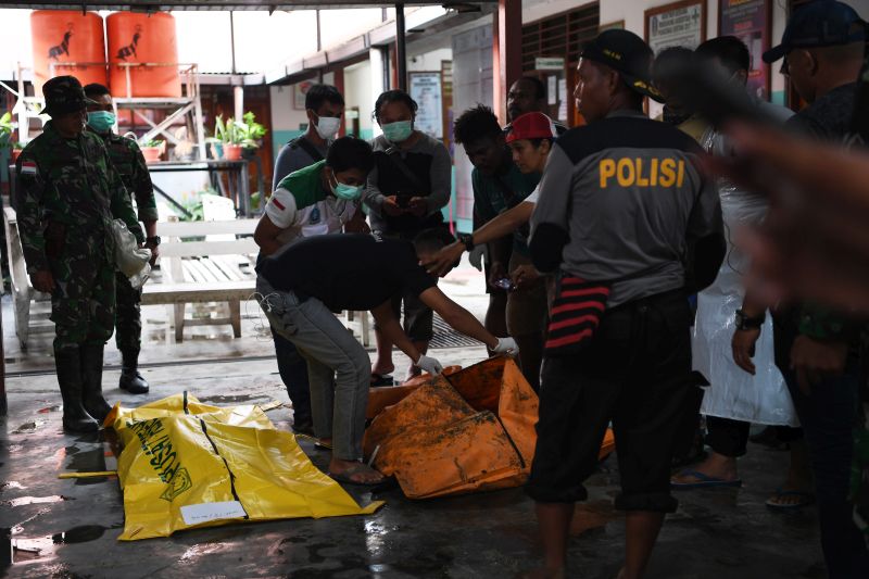 Korban jiwa banjir bandang Sentani 105 orang, 61 teridentifikasi