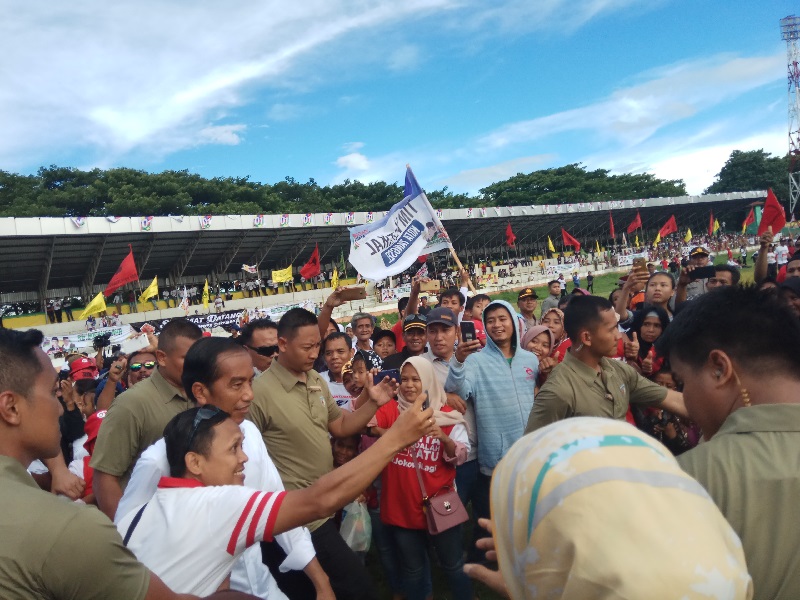 Jokowi optimistis unggul di Banten, menang di Nasional