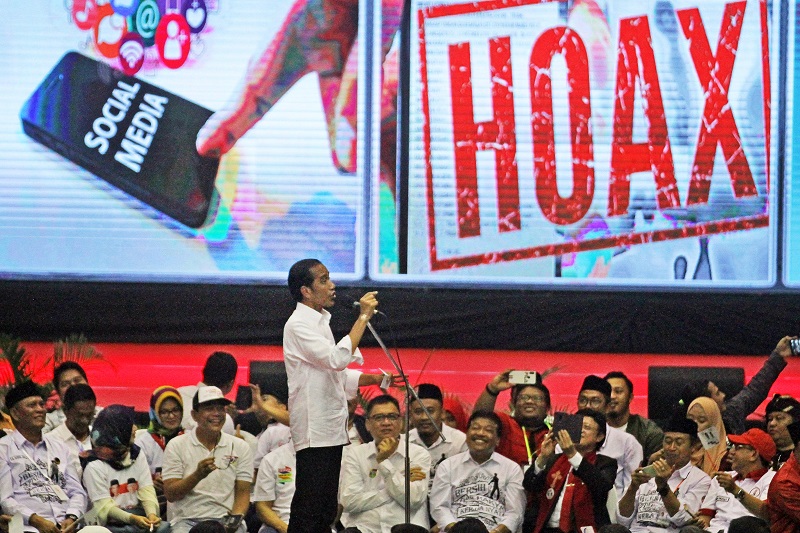 Kampanye di Jawa Timur, Jokowi-Amin target menang 75%