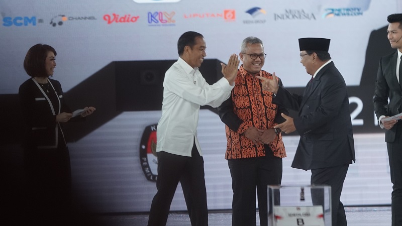Survei terkini: Elektabilitas Jokowi-Ma’ruf 55,4% vs Prabowo-Sandi 37,4%