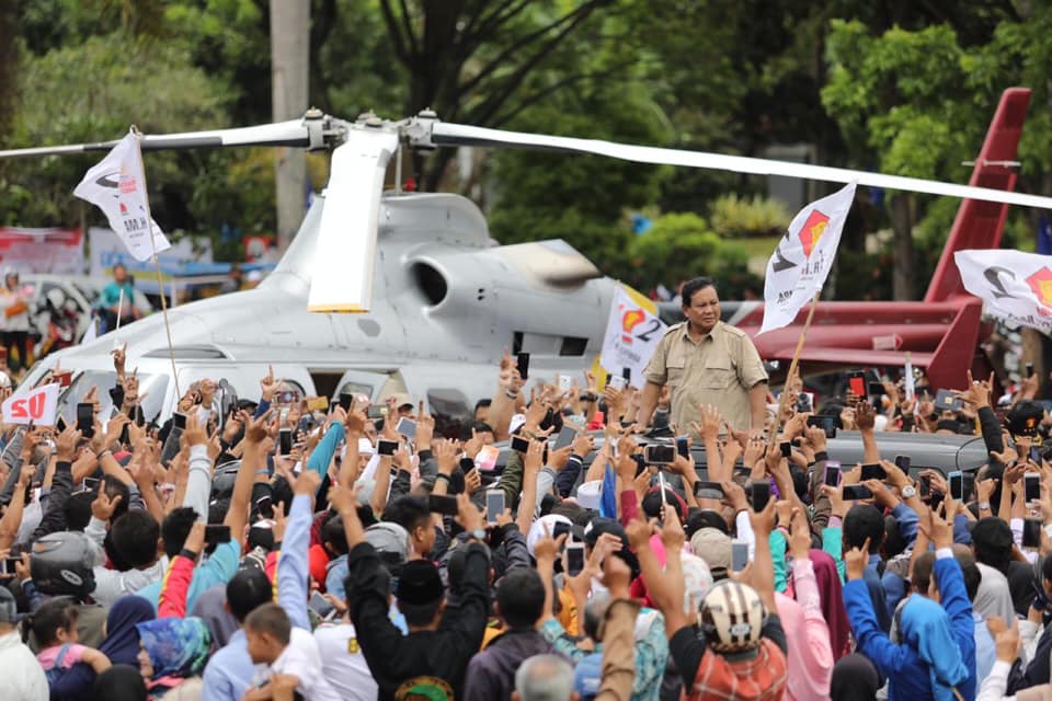 Lagi, lembaga survei menangkan Prabowo-Sandi