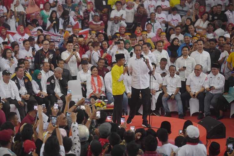 Jokowi khawatir hoaks dapat menggoyahkan elektabilitasnya