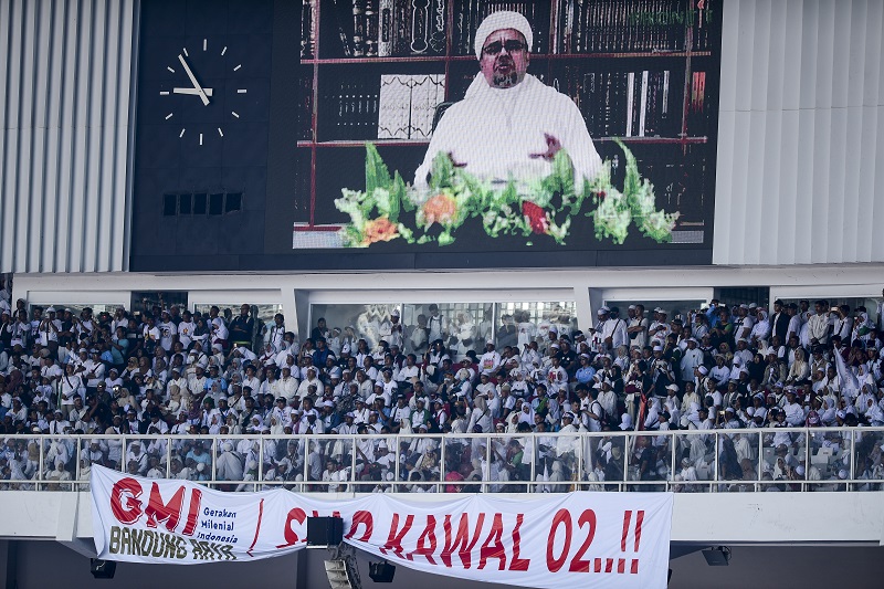 Rizieq Shihab sebut 10 alasan pilih Prabowo-Sandiaga di pemilu 2019