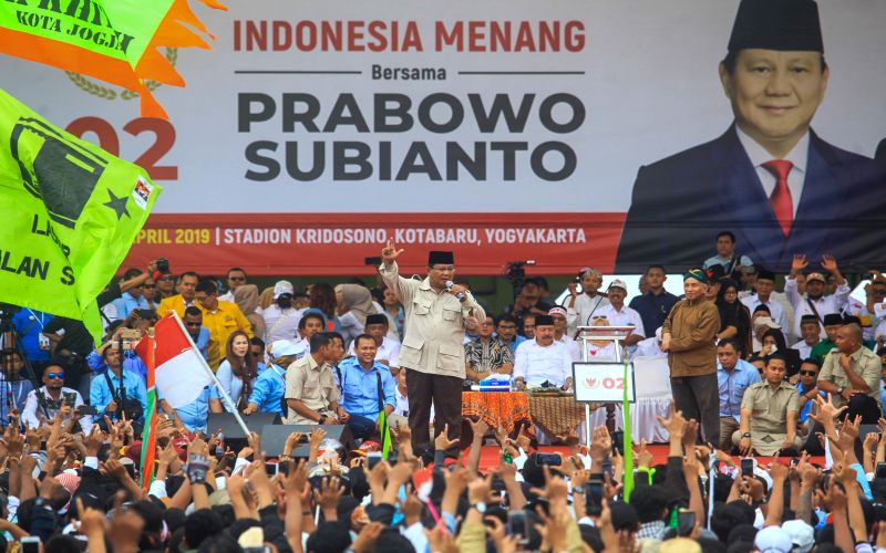 Prabowo: Jangan biarkan tuyul-tuyul ikut nyoblos