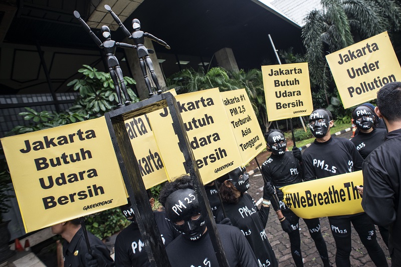 Pencemaran udara di Jakarta semakin parah