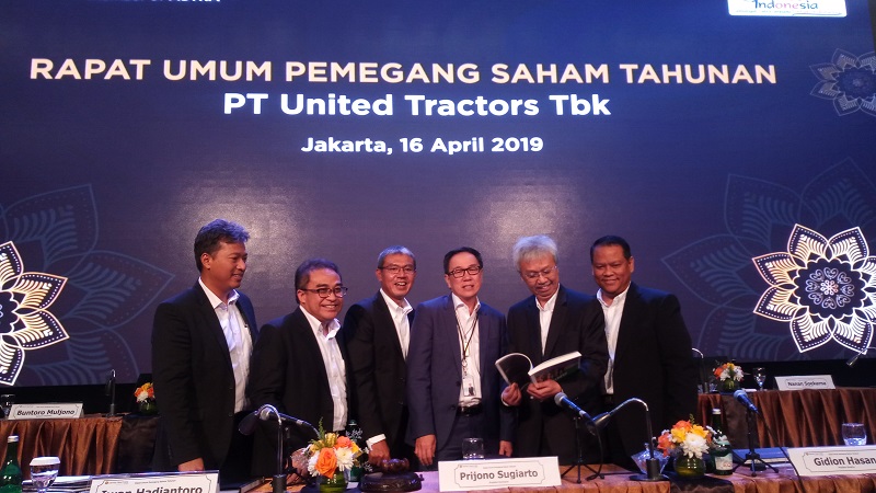  United Tractors tebar dividen Rp4,5 triliun dari laba bersih 2018