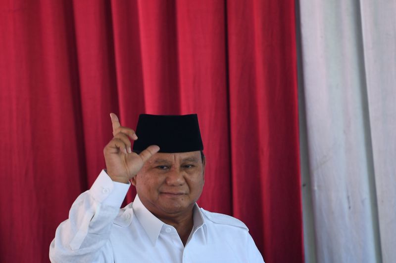 Prabowo unggul di TPS Wiranto