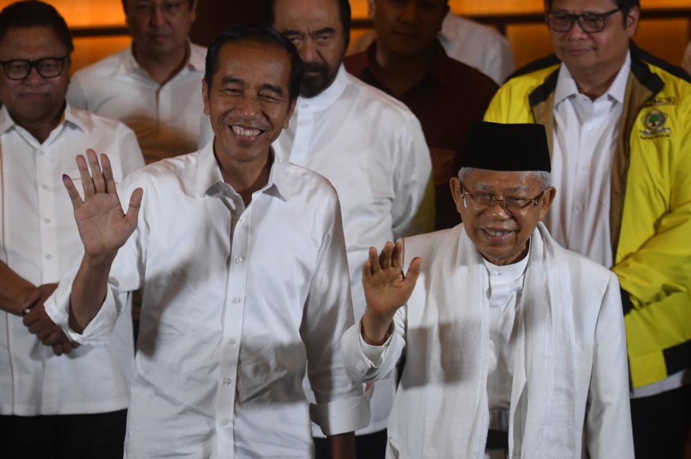 Jokowi-Ma'ruf diklaim menang telak di Jatim