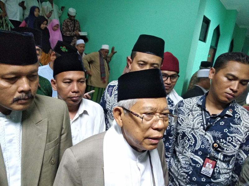 Kalah suara di Banten, Ma'ruf sebut aneh