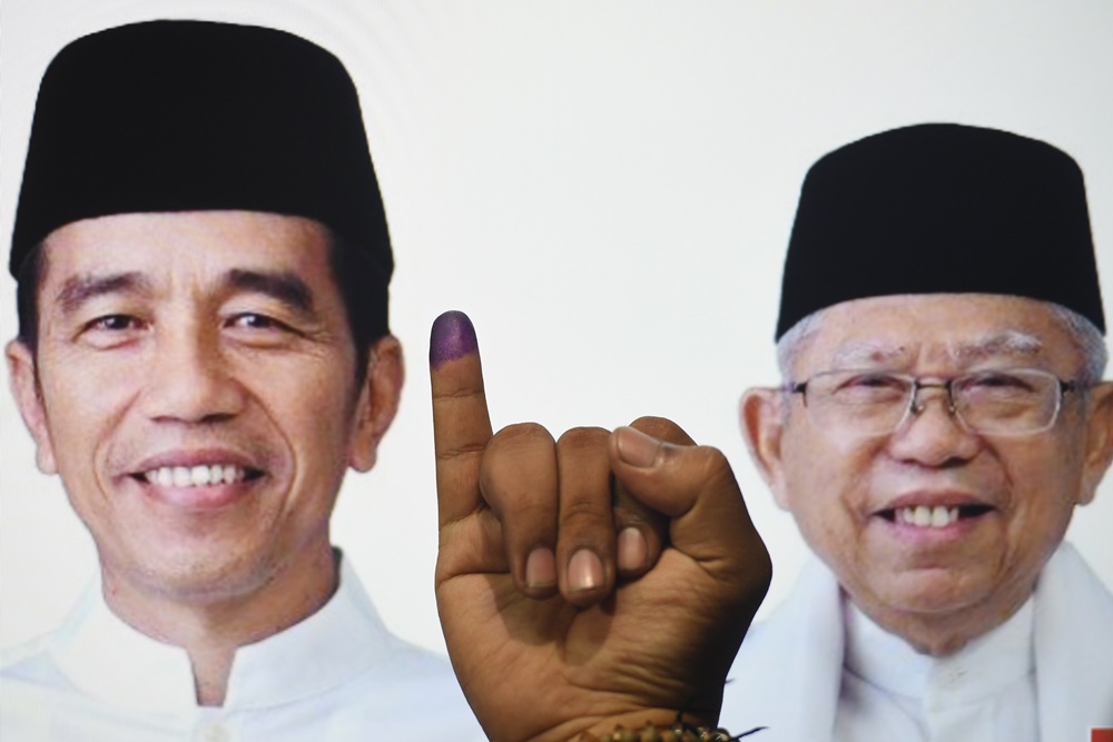 Jokowi-Ma'ruf menang di Kulon Progo, kalah di Palembang 