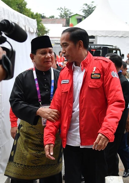 Peta kemenangan Jokowi-Ma'ruf versi LSI Denny JA