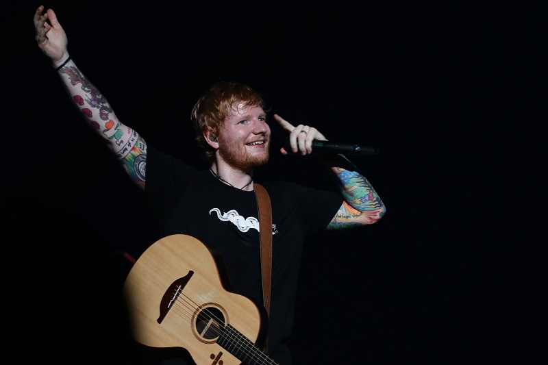 Konser Ed Sheeran bikin penonton berkaraoke massal di GBK