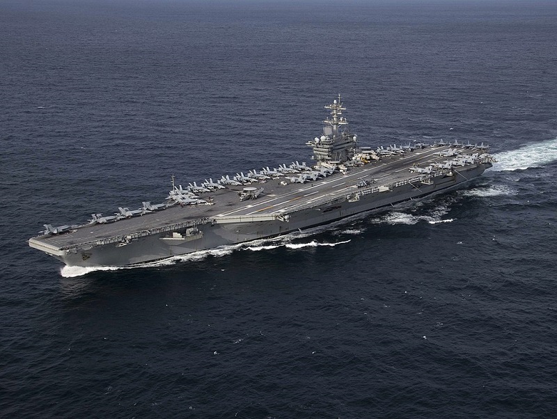 Peringatkan Iran, AS kirim kapal induk ke Timur Tengah