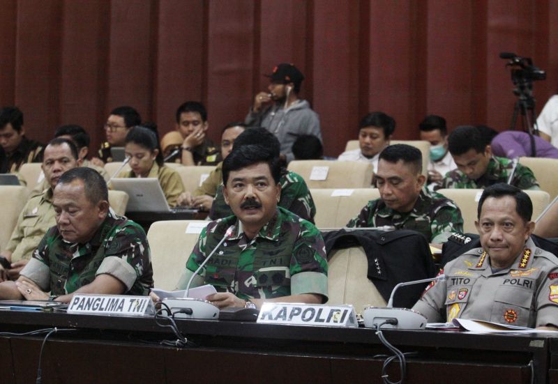 Panglima TNI: Ada indikasi penyerangan kantor KPU dan Bawaslu