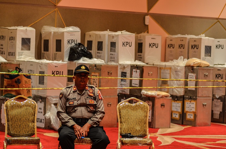 Pengamanan rekapitulasi suara Provinsi DKI Jakarta terbagi empat ring