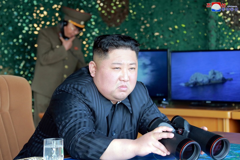 Korea Utara uji coba dua rudal jarak jauh
