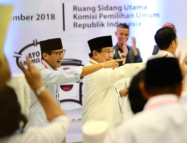 Prabowo-Sandi menang telak di Provinsi Banten