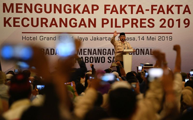 Penolakan Prabowo tak pengaruhi hasil pemilu