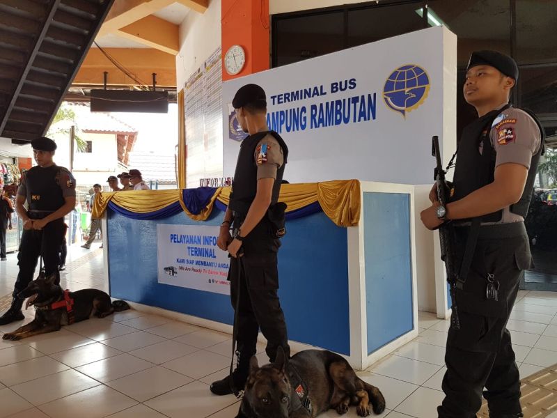 Pengamanan di Terminal Kampung Rambutan diperketat