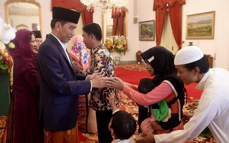Ingin halalbihalal bersama Jokowi-JK di Istana, ini caranya