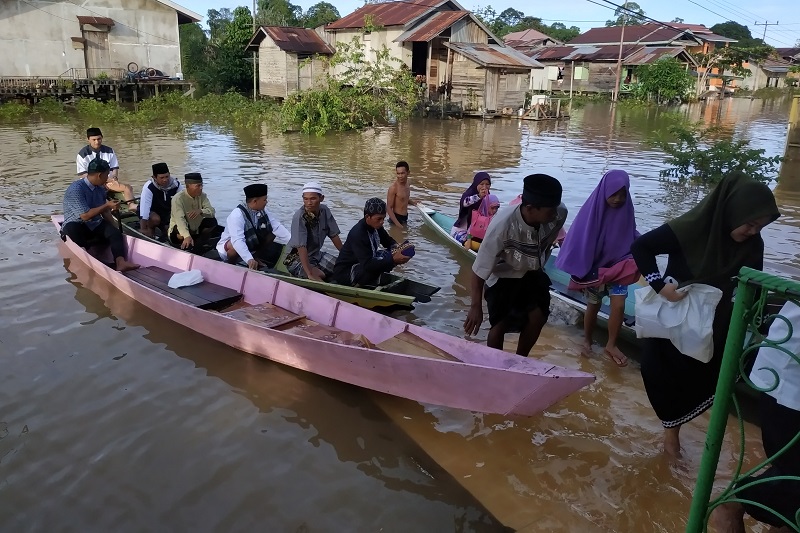 Lebaran, 5 kecamatan di Kapuas Hulu Kalbar terendam banjir