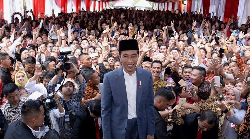 Merayakan lebaran ala Presiden Jokowi dari tahun ke tahun