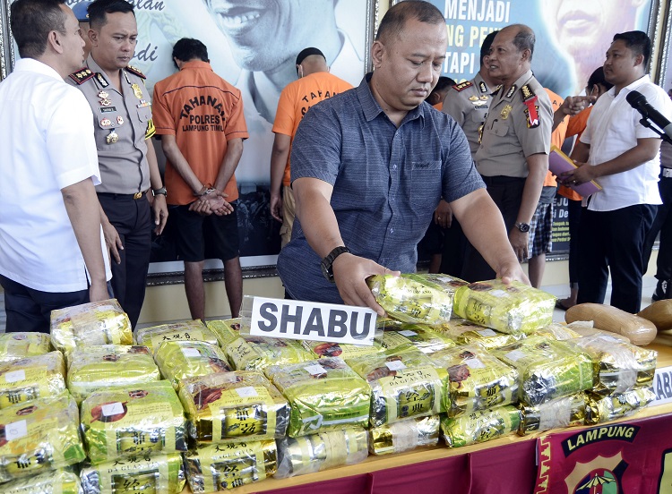 Penyelundupan 37 kg sabu Malaysia dikendalikan dari Pluit