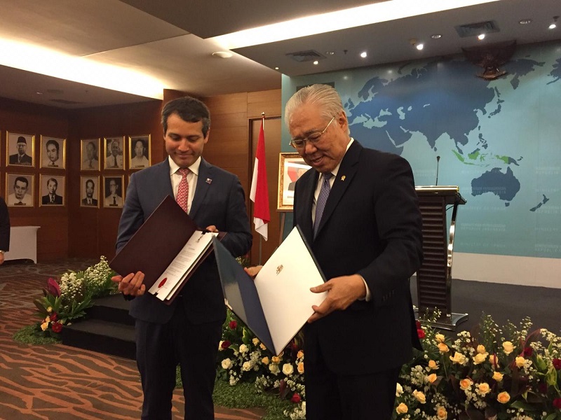 Indonesia-Chile bertukar ratifikasi perjanjian ekonomi