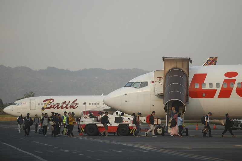Tiket pesawat mahal, jumlah penumpang selama mudik Lebaran anjlok 30,95%