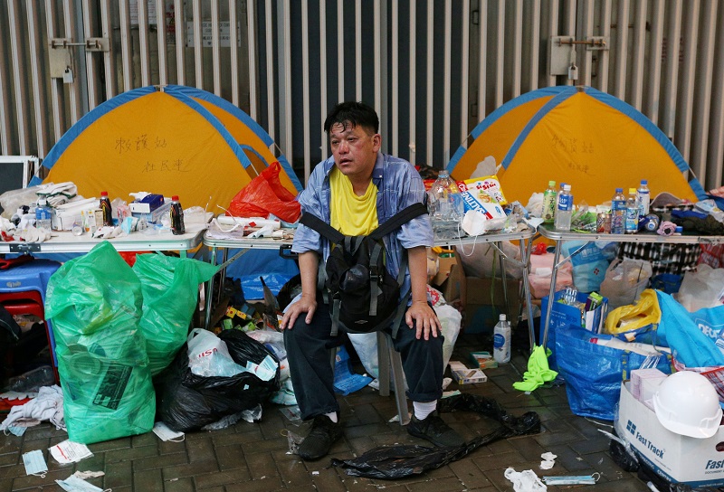 Pascarusuh, sejumlah kantor pemerintah di Hong Kong tetap tutup