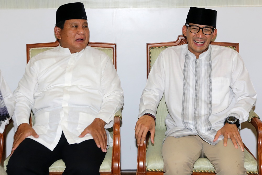Prabowo-Sandi tidak hadir di sidang MK