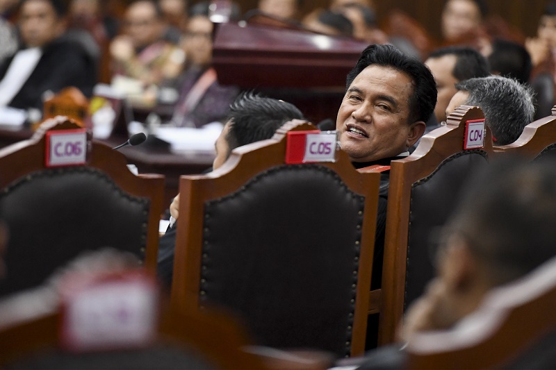Yusril kecewa Hakim MK izinkan revisi gugatan Prabowo-Sandi 