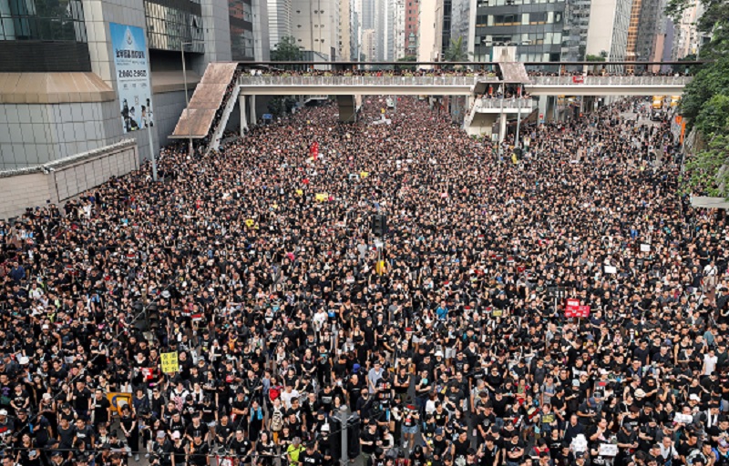 Terkait RUU ekstradisi, demonstran tolak maaf pemerintah Hong Kong