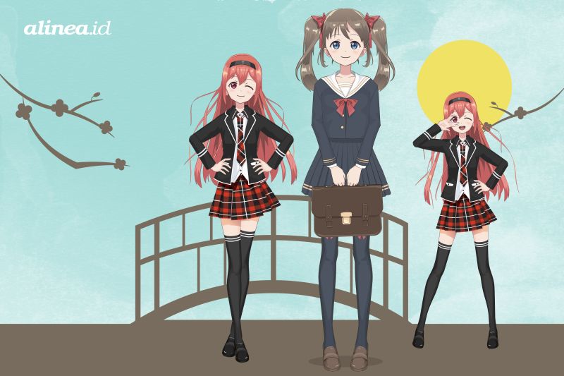 Download 40 Gambar Animasi Anak Jepang  HD Terbaik Gambar 