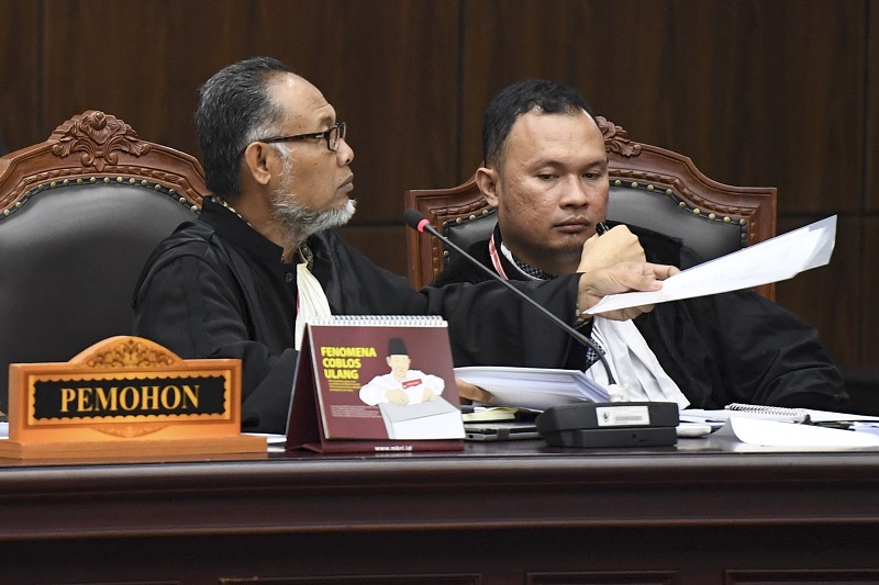 BW sebut hakim MK tekan saksi Prabowo-Sandi