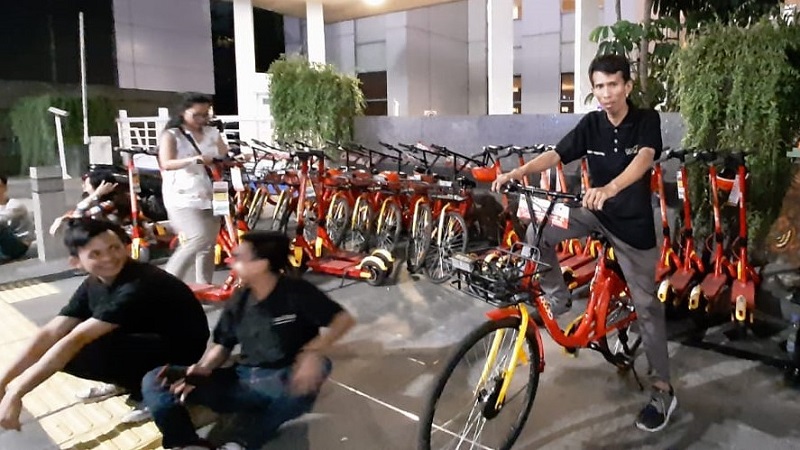 Yuk, coba otopet dan sepeda gratis di perayaan HUT Jakarta